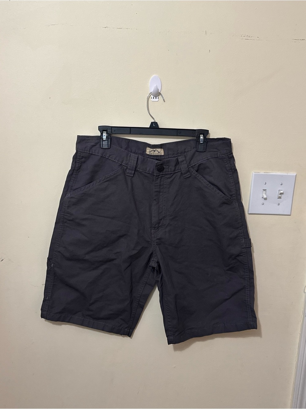 Men's Casual Dark Gray Jean Shorts